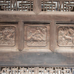 Wooden 19th Century Chinese House Façade | Architectural Decor
