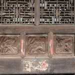 Wooden 19th Century Chinese House Façade | Architectural Decor