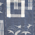 Handwoven Kasuri Futon Cover with Sho Chiku Bai Motif