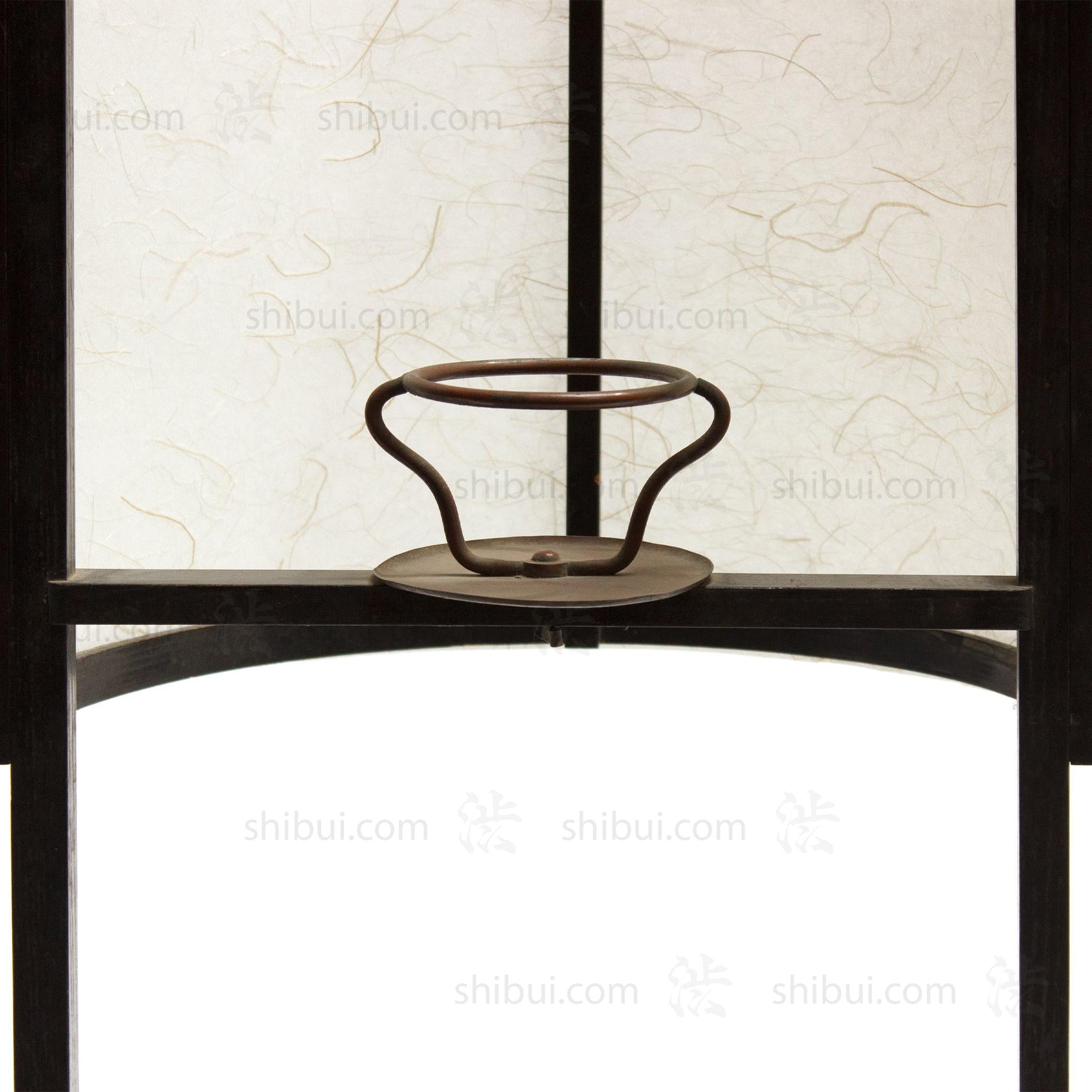 Maru Andon Japanese Antique Floor Lamp