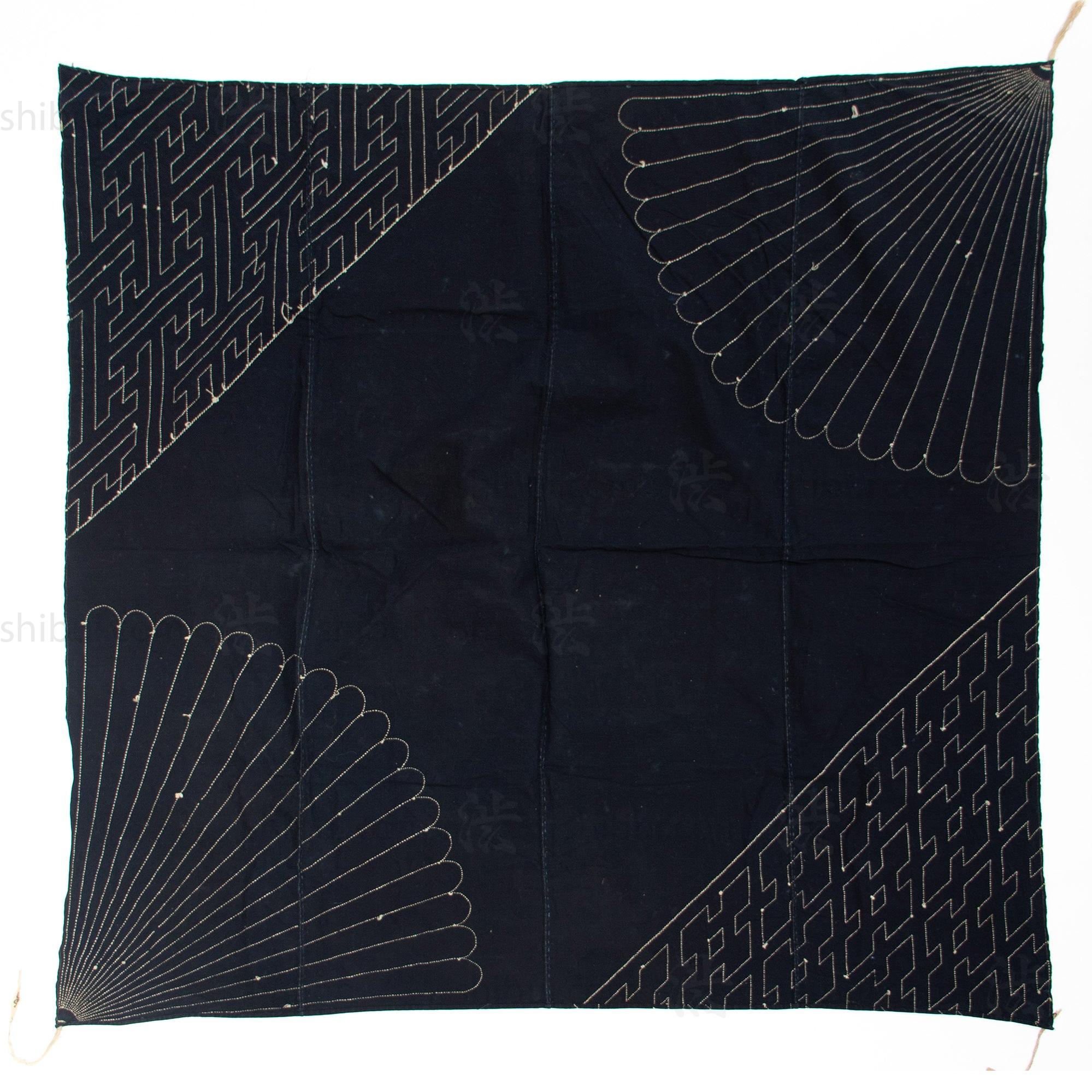 Sashiko Furoshiki - Japanese Indigo Dyed Cotton