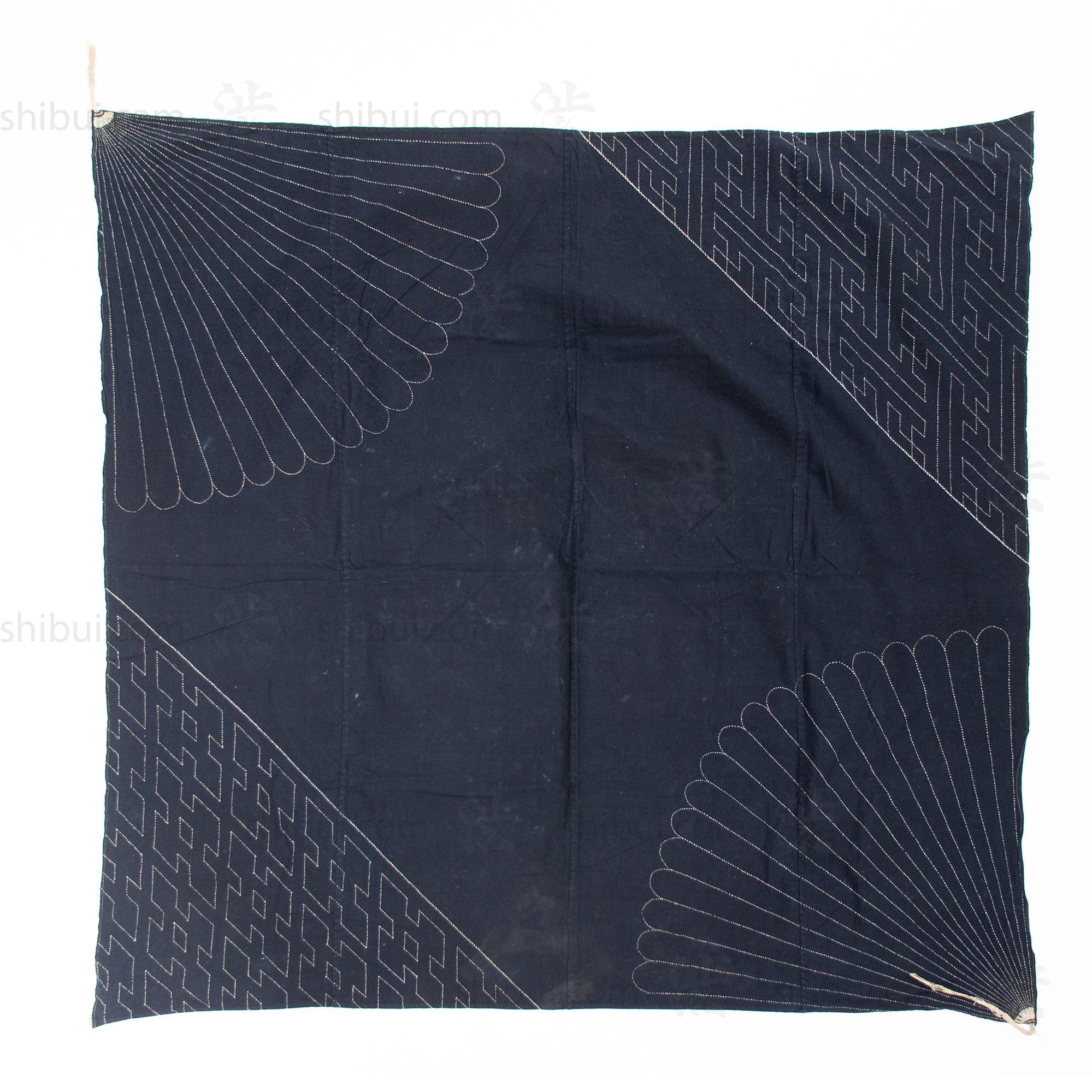 Sashiko Furoshiki - Japanese Indigo Dyed Cotton