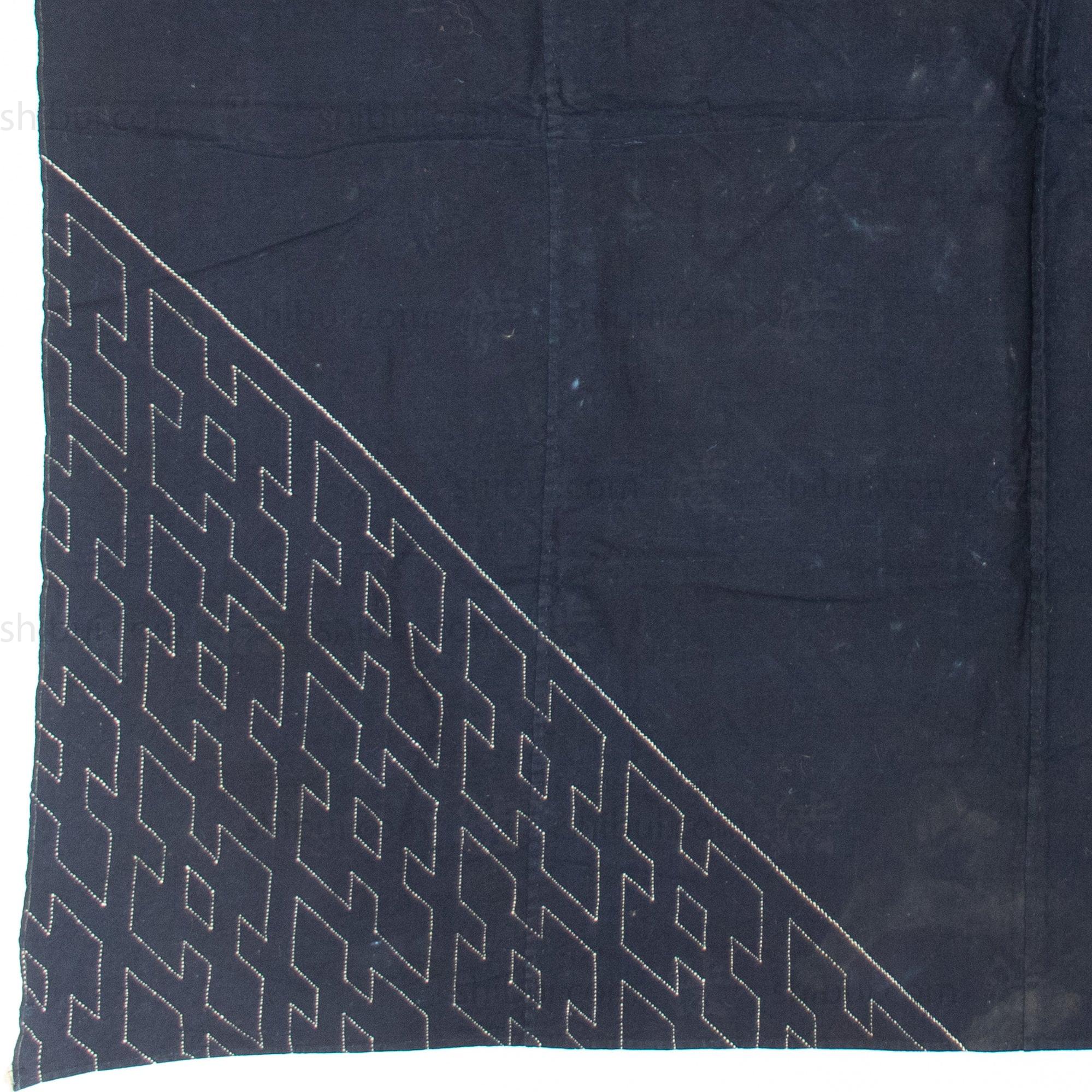 Sashiko Furoshiki - Japanese Indigo Dyed Cotton
