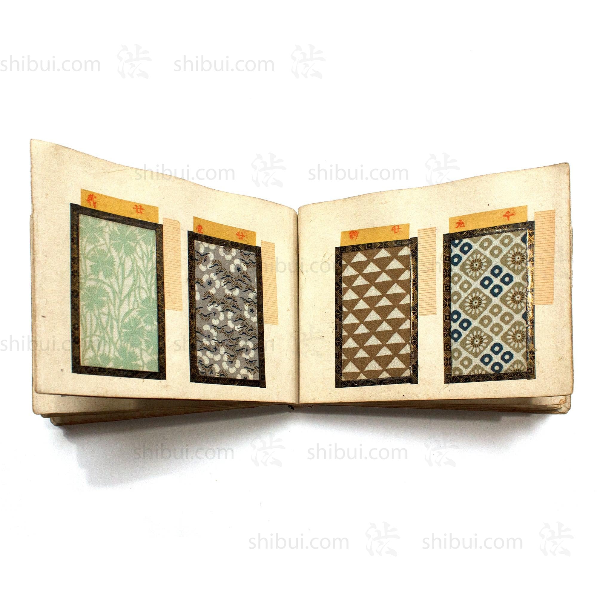 Japanese Komon Katazome Textile Sample Book