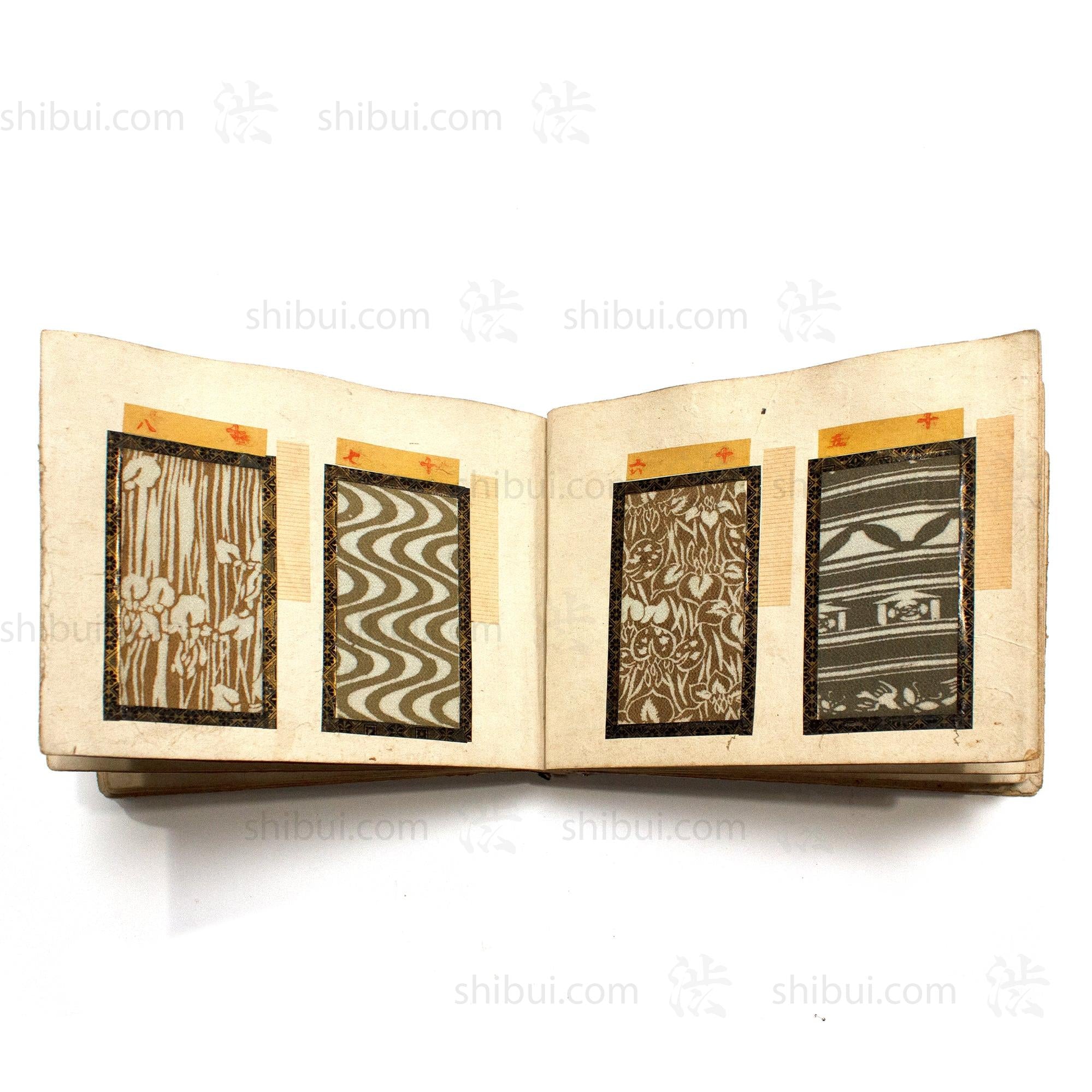 Japanese Komon Katazome Textile Sample Book