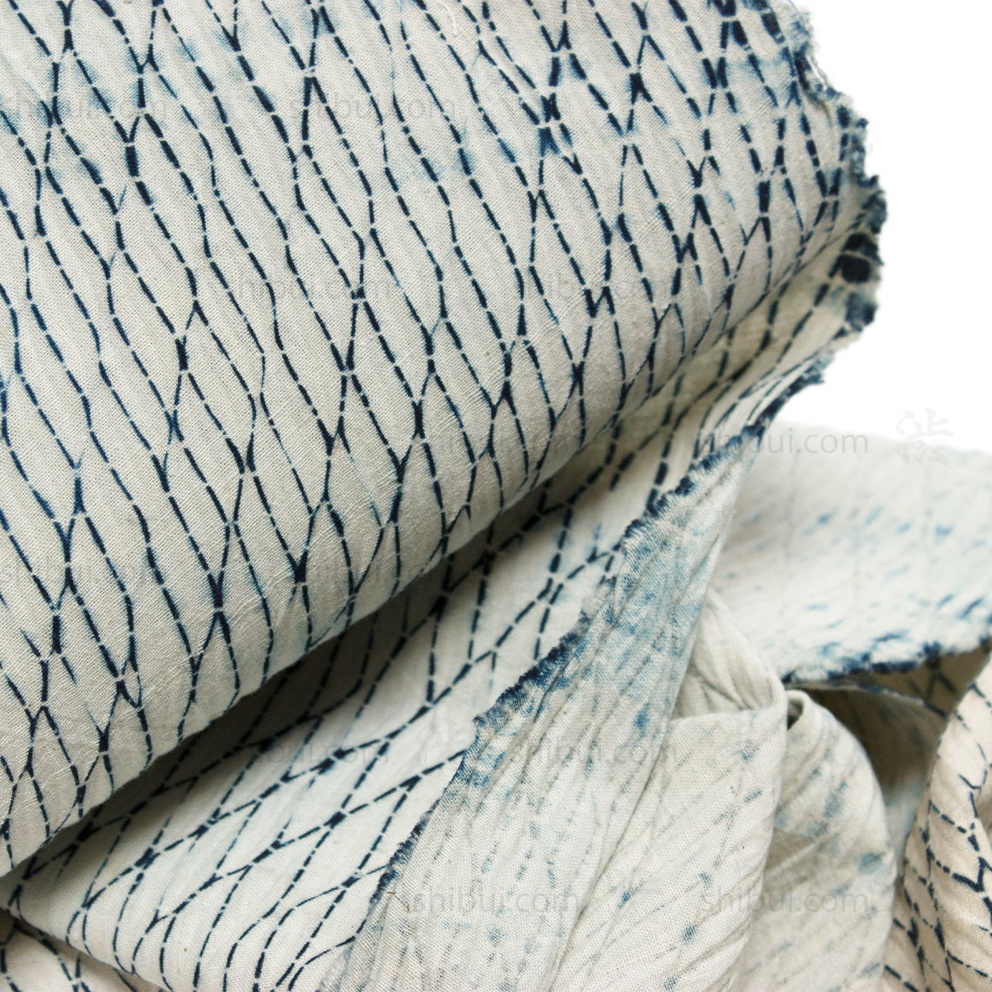 Hand Made Tie Dyed Shibori Fabric