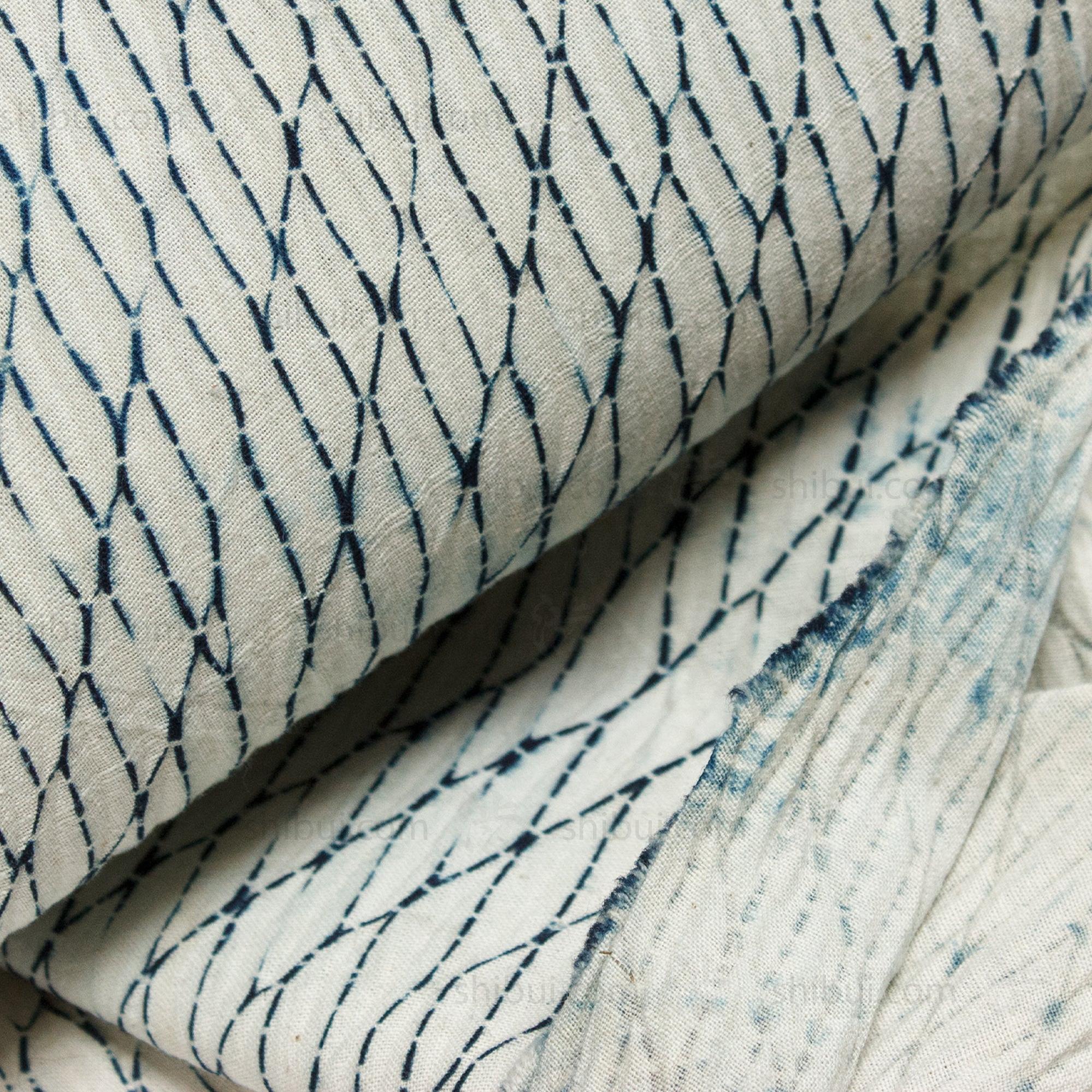 Hand Made Tie Dyed Shibori Fabric