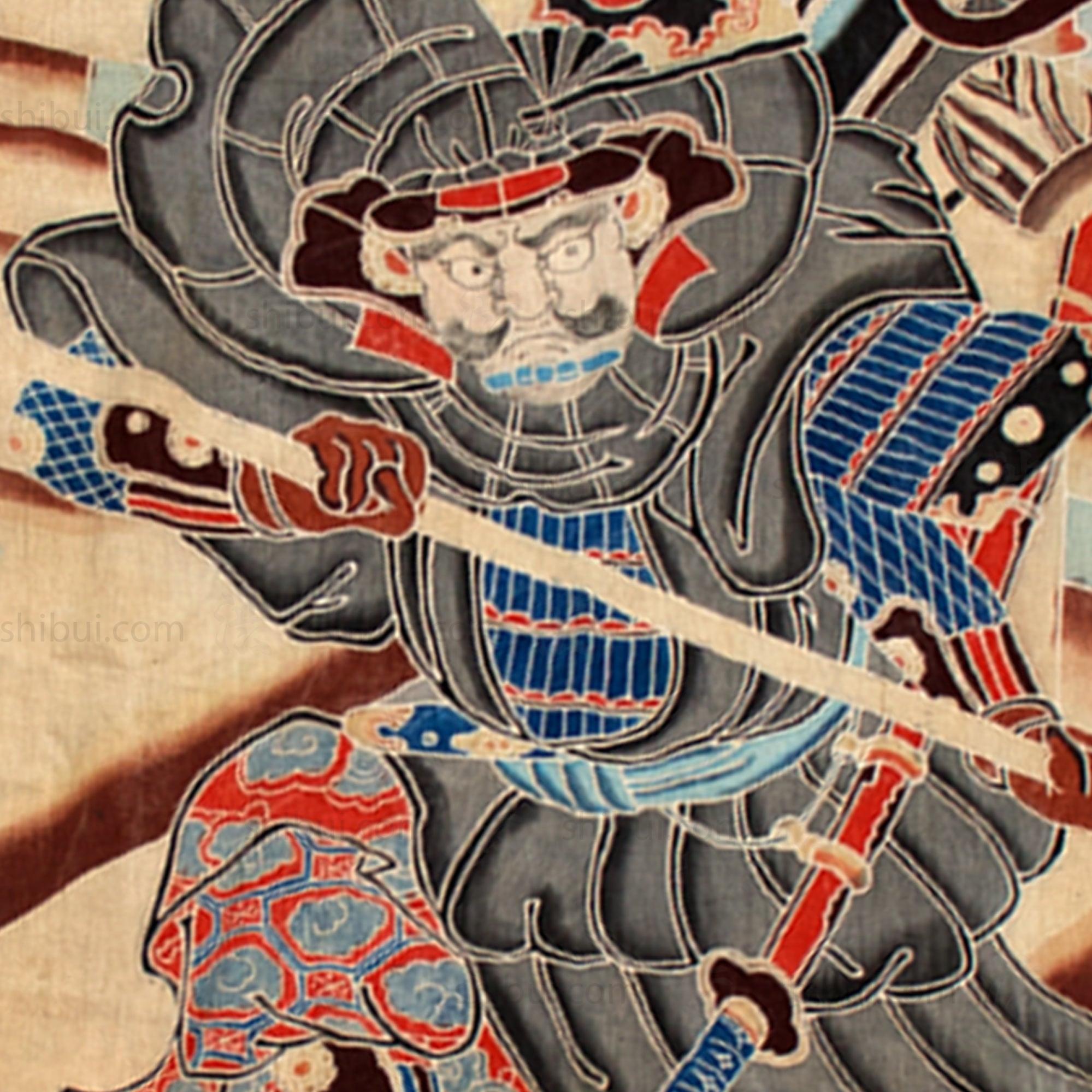 Nobori - Boys Day Banner | Yoshistune and Benkei