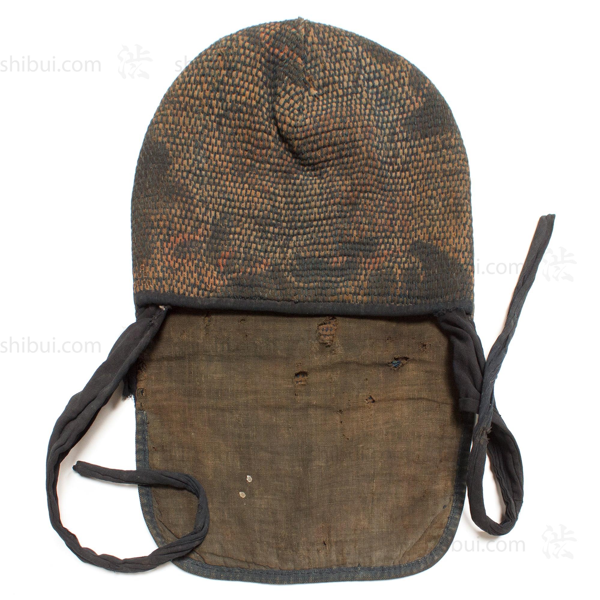 19th Century Sashiko Fireman's Hat