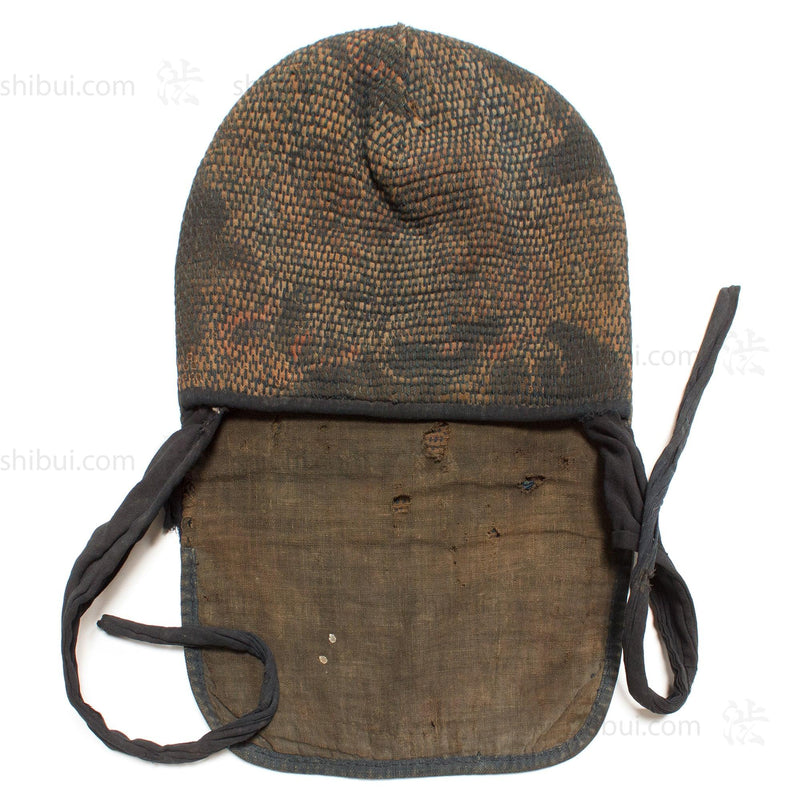 19th Century Sashiko Fireman's Hat