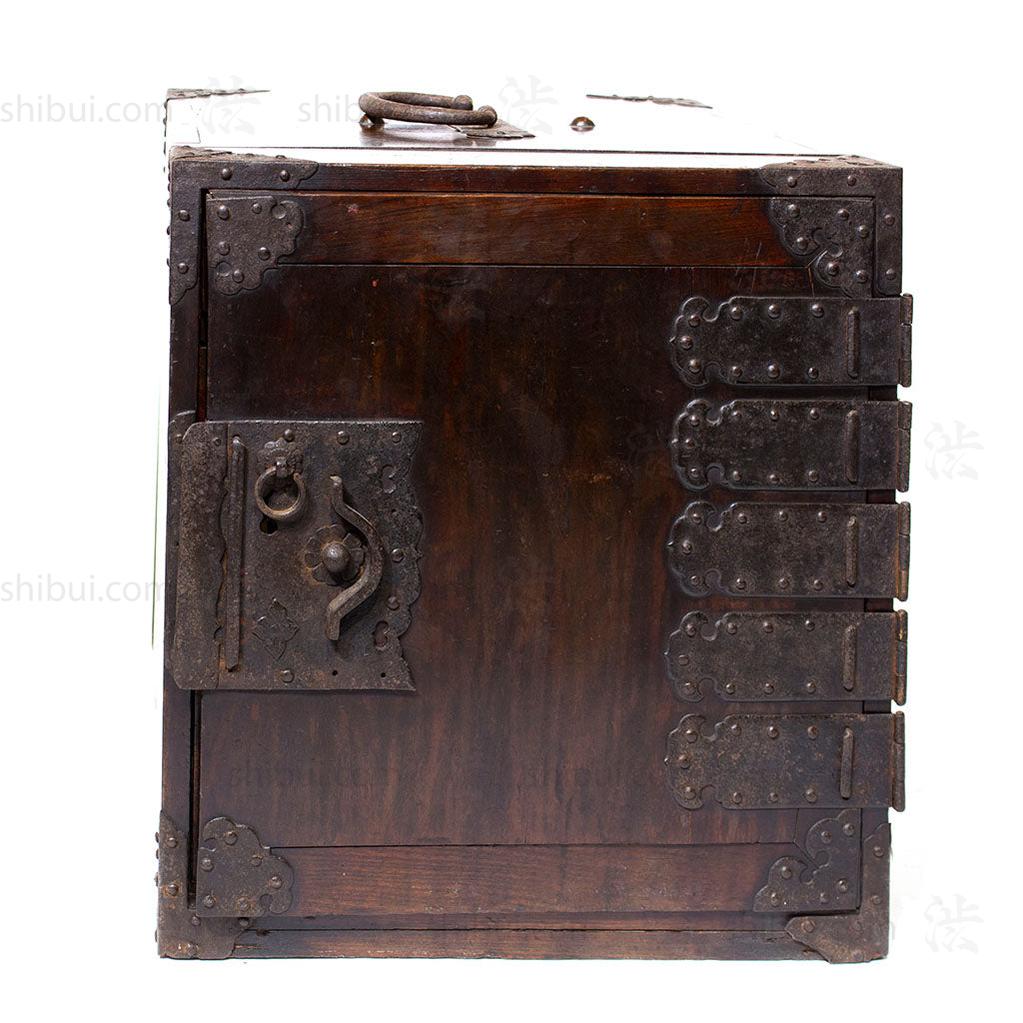 Funa Dansu Tansu Storage Chest Japanese Antique Furniture Iron Hardware