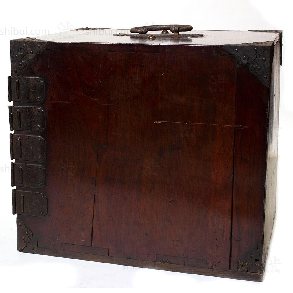 Funa Dansu Tansu Storage Chest Japanese Antique Furniture Iron Hardware