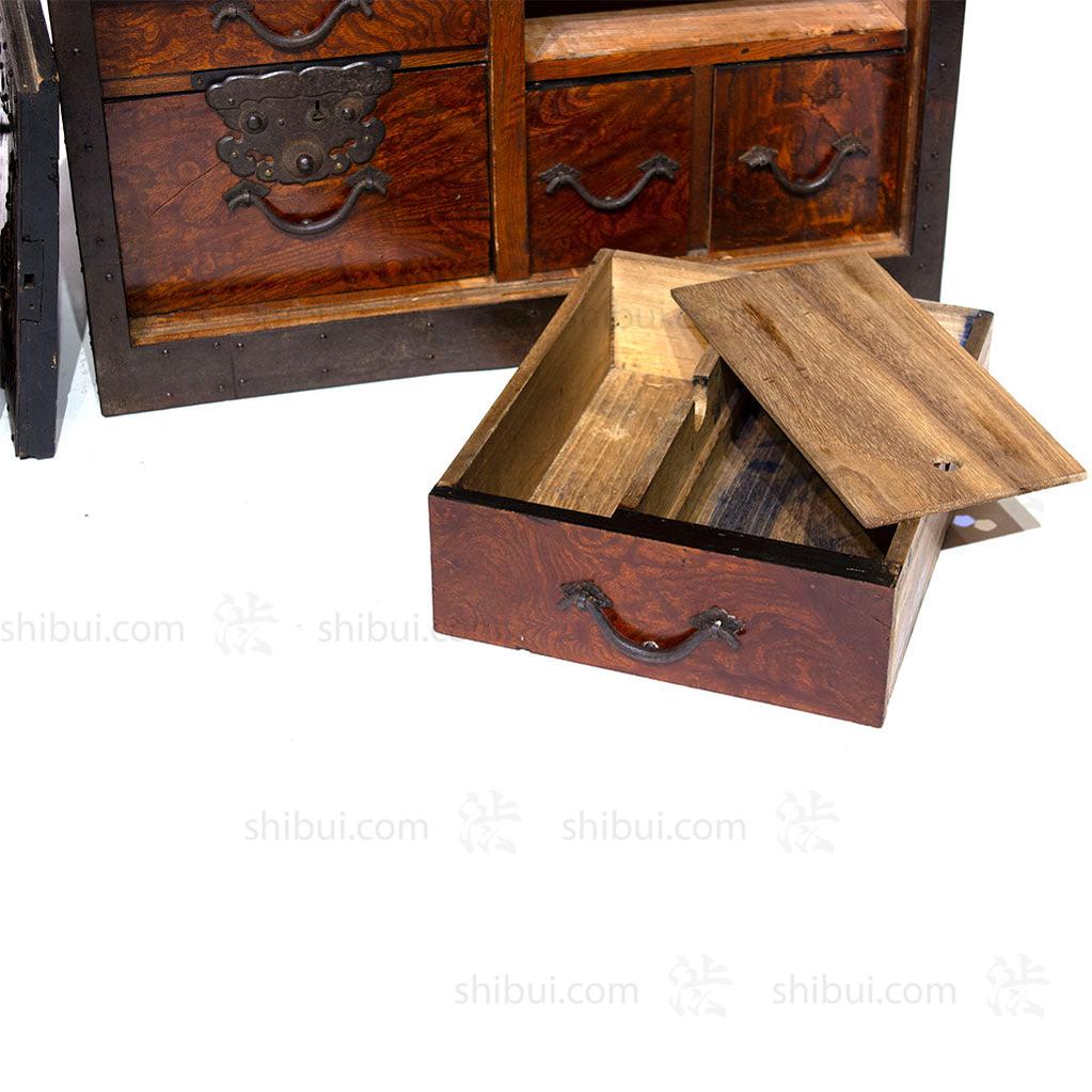 Funa Dansu Tansu Storage Chest Japanese Antique Furniture Iron Hardware