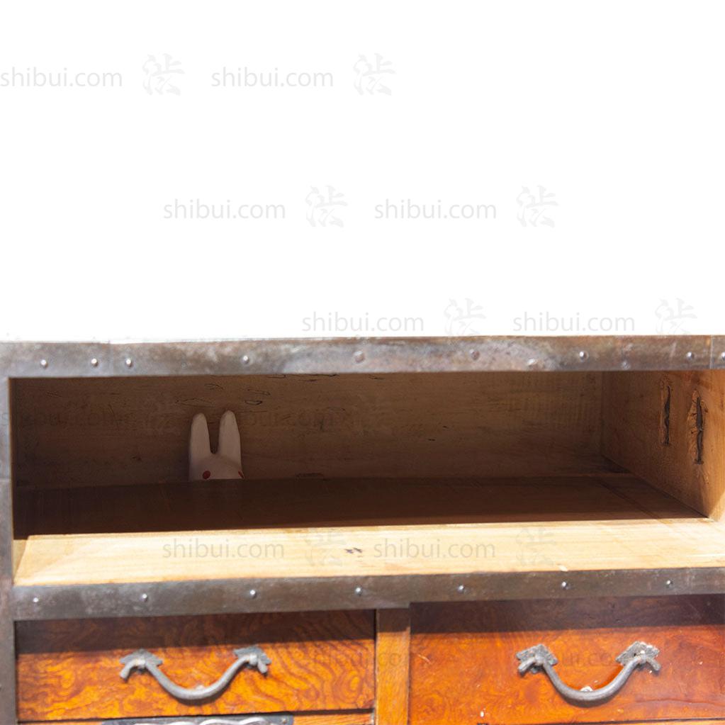 Funa Dansu Tansu Storage Chest Japanese Antique Furniture Iron Hardware