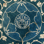 Antique Japanese Indigo Dyed Cotton Tsutsugaki Furoshiki