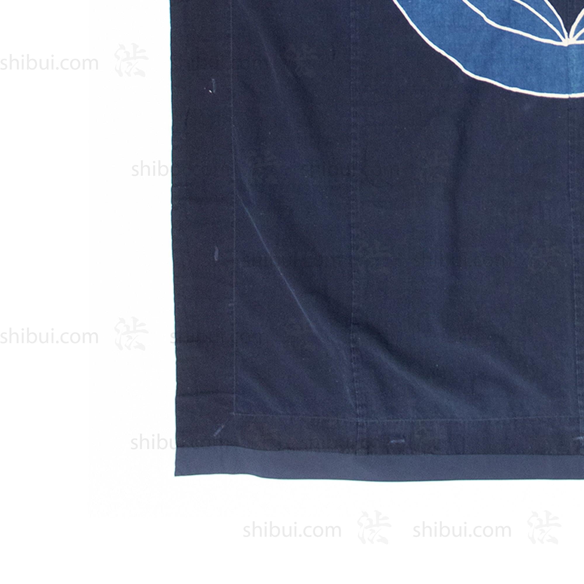 Vintage Japanese Indigo Tsutsugaki Duvet Cover