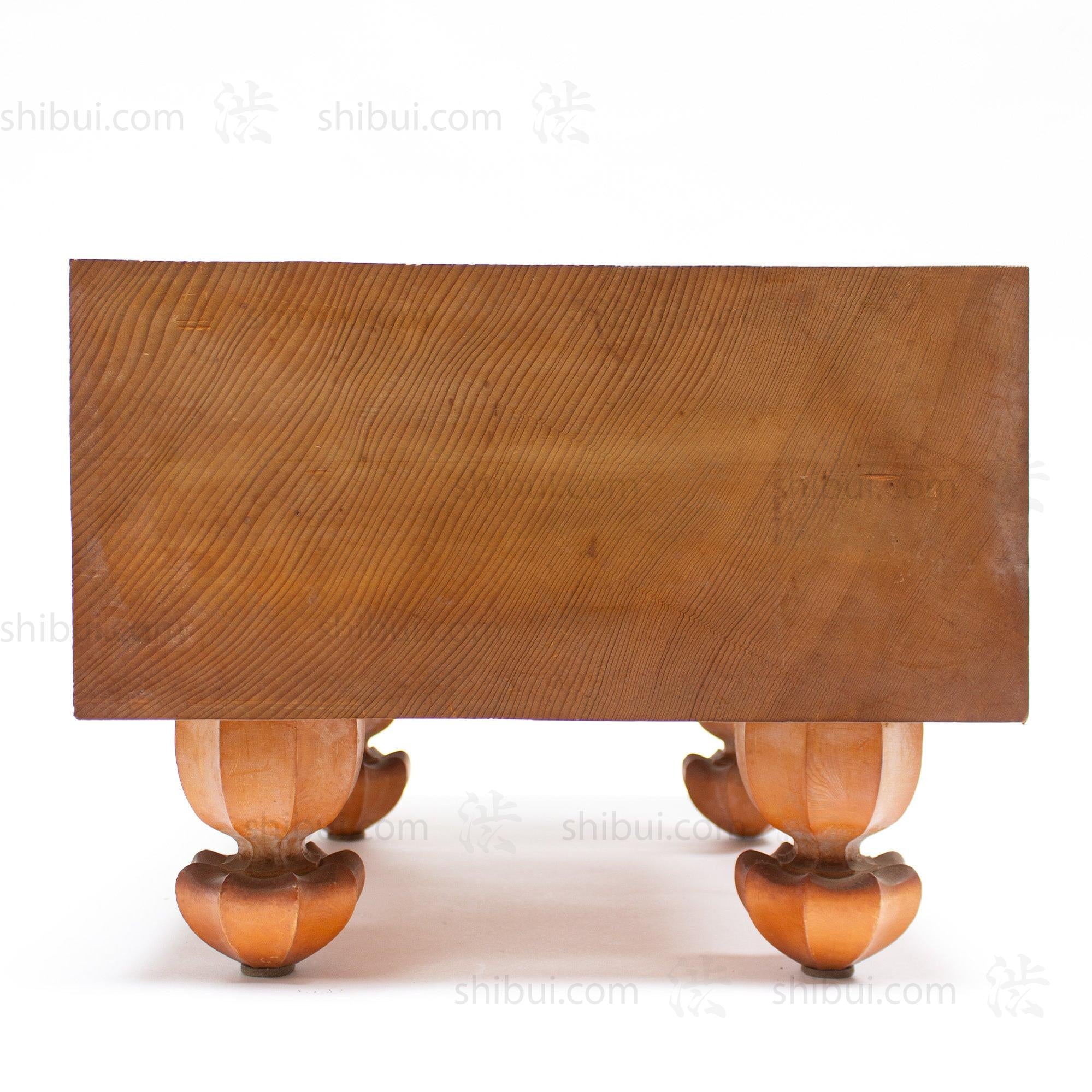 Vintage 19x19 Go Board: Shihou-Masa Masame Goban