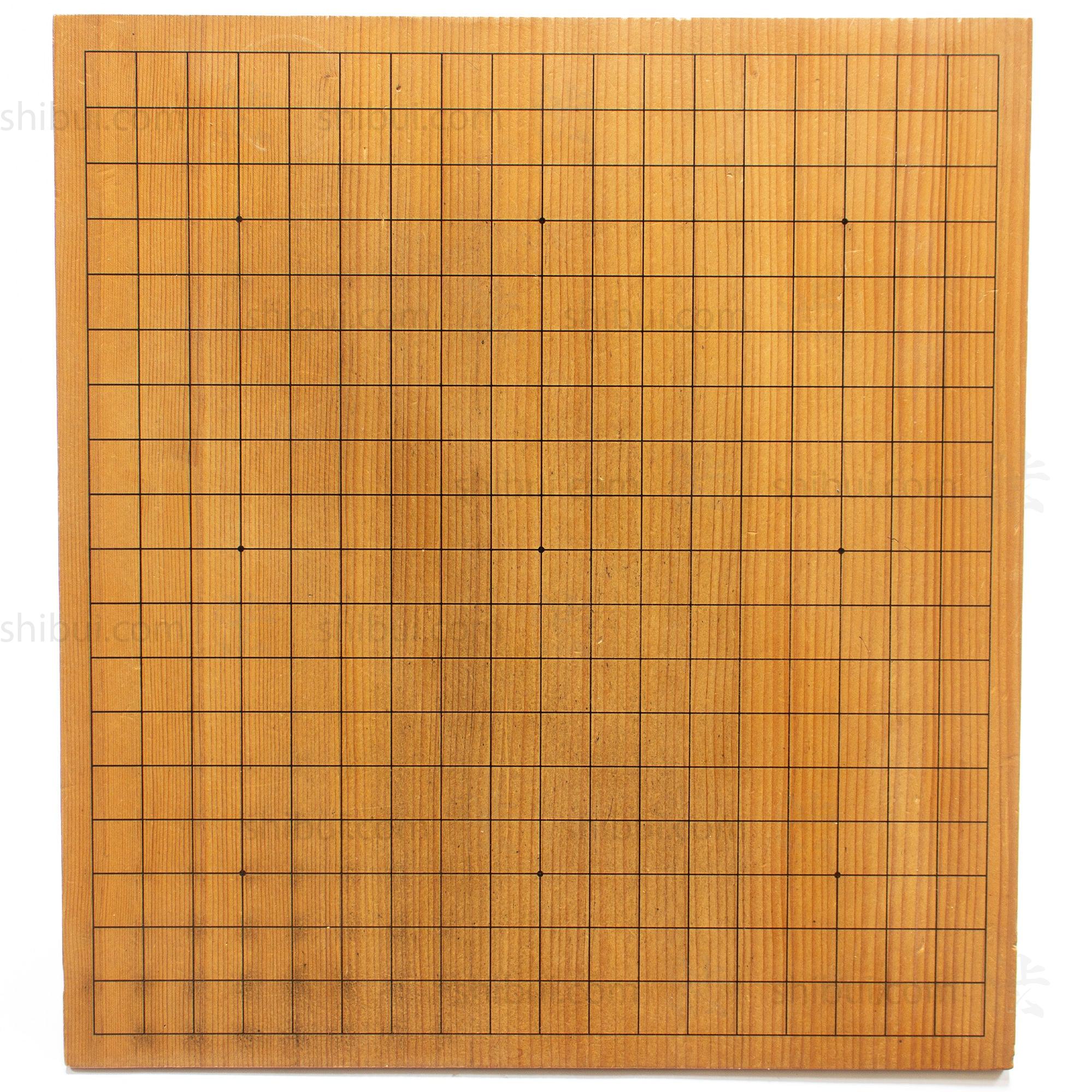 Vintage 19x19 Go Board: Shihou-Masa Masame Goban