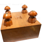Vintage 19x19 Go Board: Shihou-Masa Masame Goban