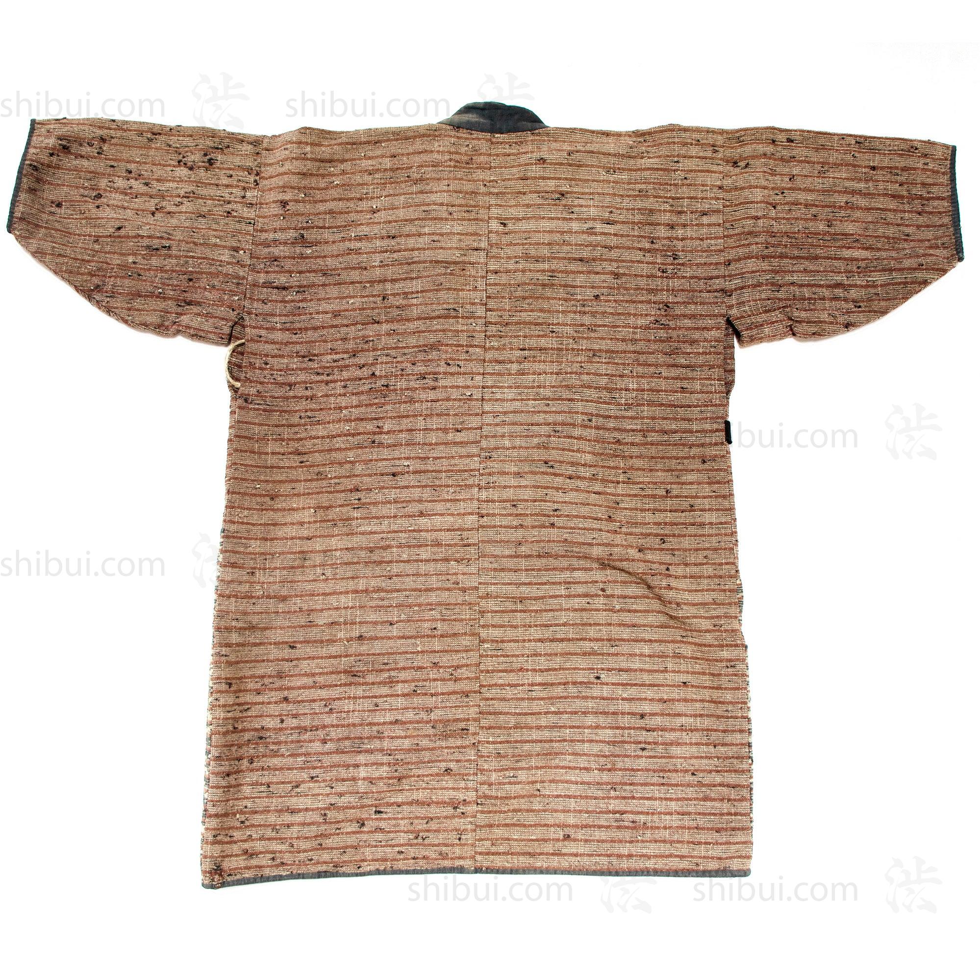 Worn and Sun-faded Vintage Japanese Sakiori Farmer's Jacket