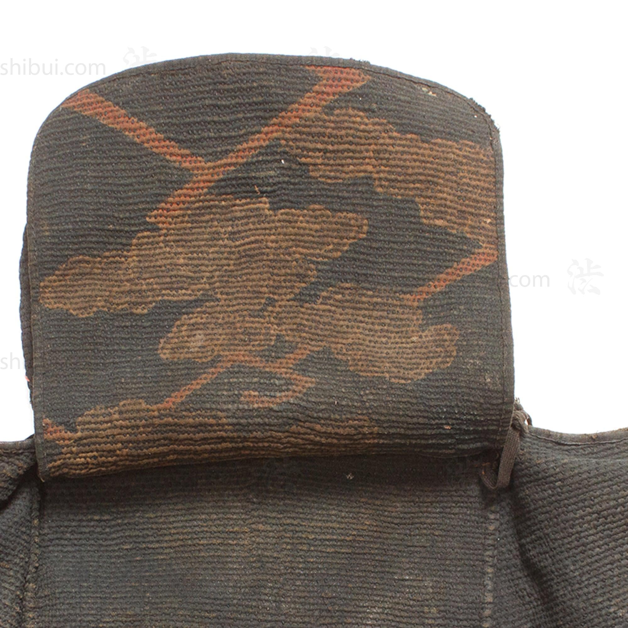 Sashiko Fireman's Hat with Tsutsugaki Lightning