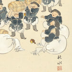 Pair of Scrolls Depicting Daikoku and Ebisu
