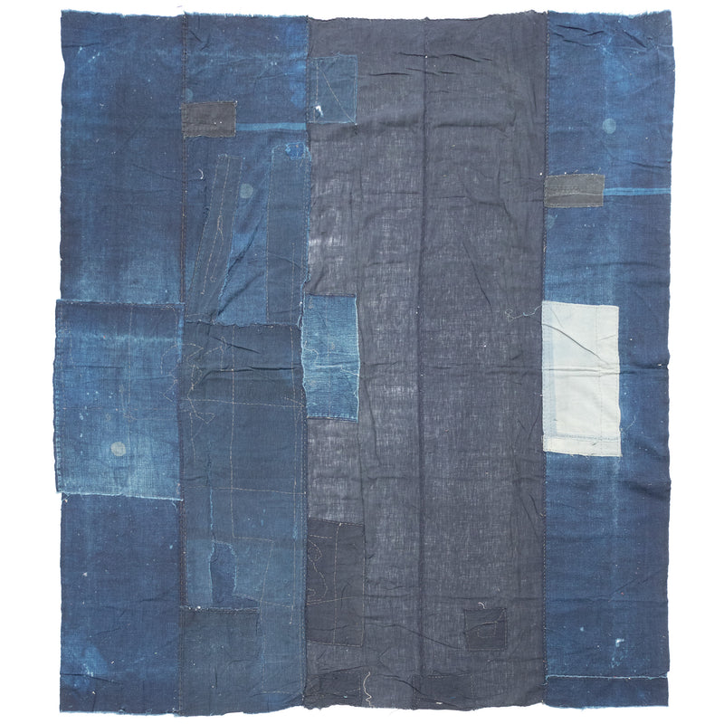 Boro 5 Panel Sheet |  Japanese Indigo