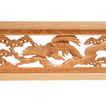 Carved Hawk and Pine Ranma | Japanese Transom Screen