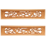 Carved Hawk and Pine Ranma | Japanese Transom Screen