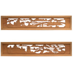 Carved Ranma | Japanese Transom Screen |  Japanese Architectural Decor