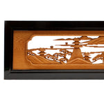 Carved Castle Ranma | Japanese Transom Screen