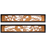 Bamboo & Pine Ranma | Transom Carving | Japanese Architectural Decor