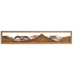 Fuji and Tokyo Bay Ranma | Transom Carving | Japanese Architectural Decor