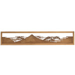 Fuji and Tokyo Bay Ranma | Transom Carving | Japanese Architectural Decor