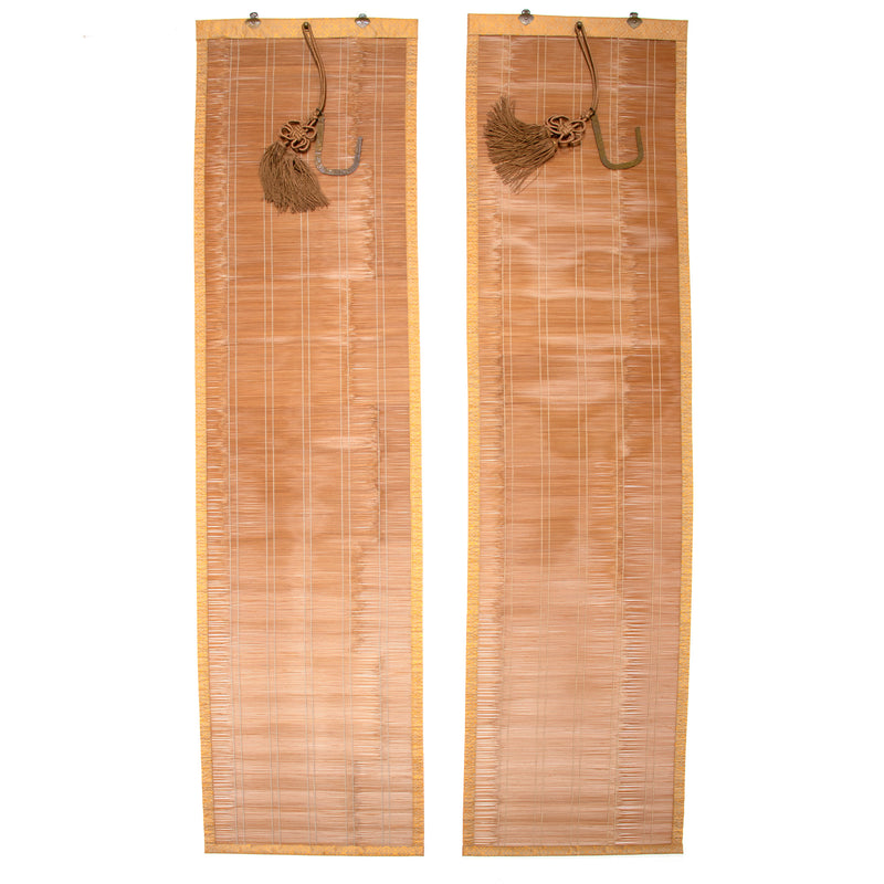 Sudare | Narrow Split Bamboo Blind | Set of 4