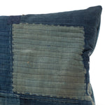 Vintage  Japanese Indigo Cotton Patchwork Pillow
