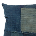 Vintage  Japanese Indigo Cotton Patchwork Pillow