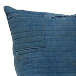 Vintage  Japanese Indigo Cotton Patchwork Pillow