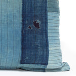Vintage  Japanese Indigo Cotton Patchwork Pillow