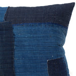 Vintage  Japanese Indigo Cotton Patchwork Pillow