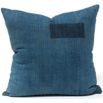 Vintage  Japanese Indigo Cotton Patchwork Pillow