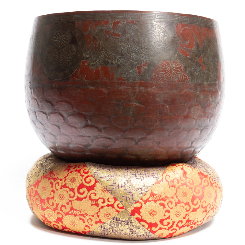 Large Edo Period Bronze Orin Buddhist Bell