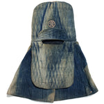 Fireman's Hat with Stiched Wave Motif