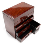 Kyodai Japanese Antique Furniture Vanity Dresser Mirror Chest
