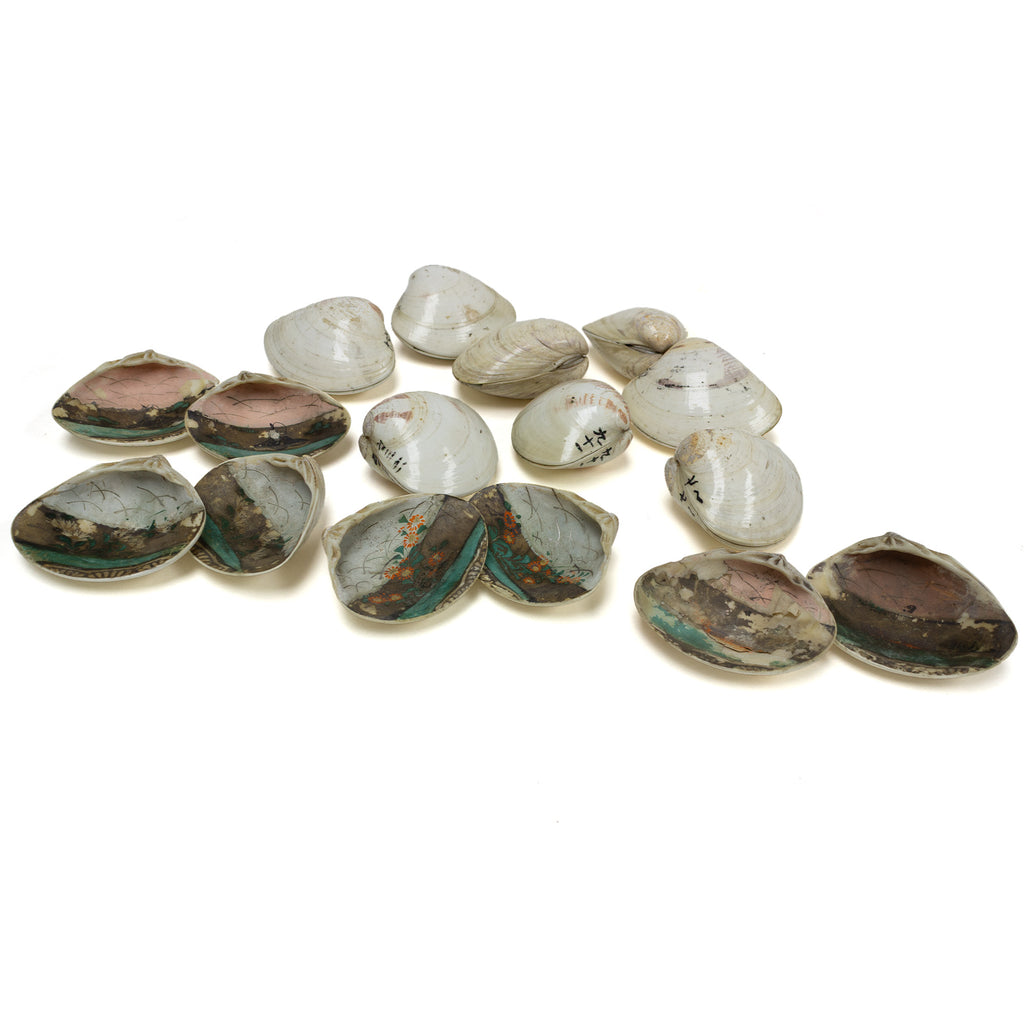 48 Piece Shell Game Set – Shibui Japanese Antiques & Furniture