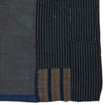 Shima Boro Sheet | Japanese Indigo Woven Stripe