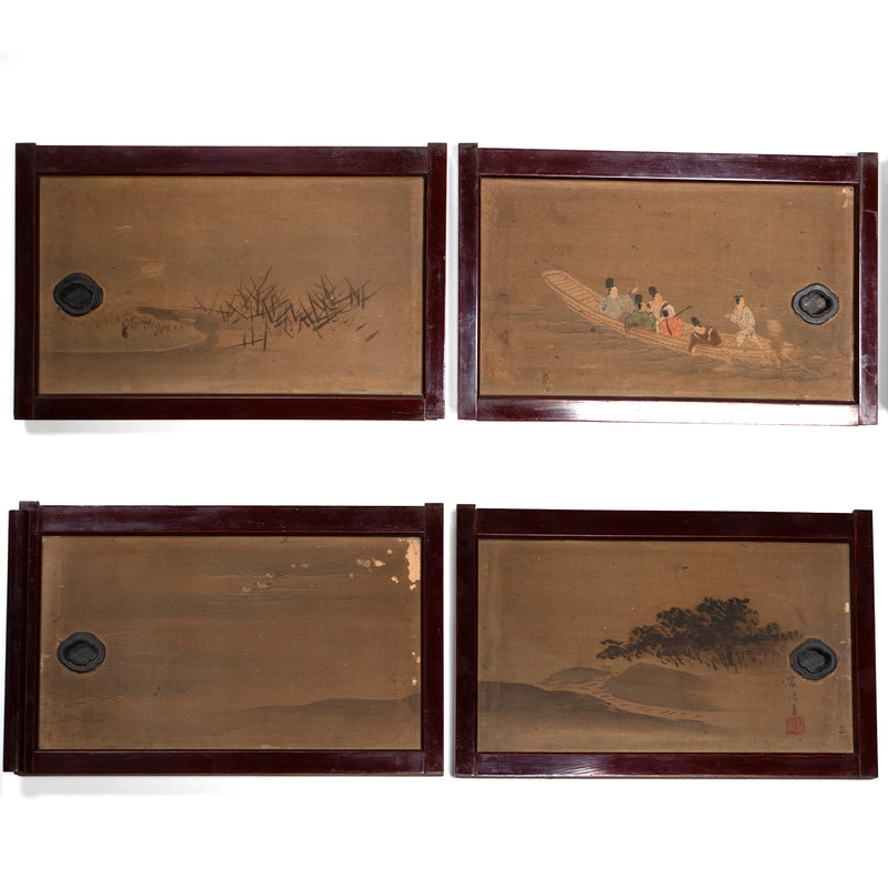 Painted Sliding Doors | Japanese Architectural Decor