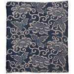 Katazome Fragment with Arabesque Pattern and Leaves