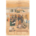 The Craftsmen's Life - Armorers | Antique Japanese Wood Block Print