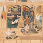 The Craftsmen's Life - Armorers | Antique Japanese Wood Block Print